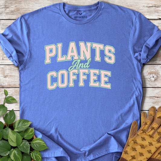 Plants and Coffee Tee, Iris