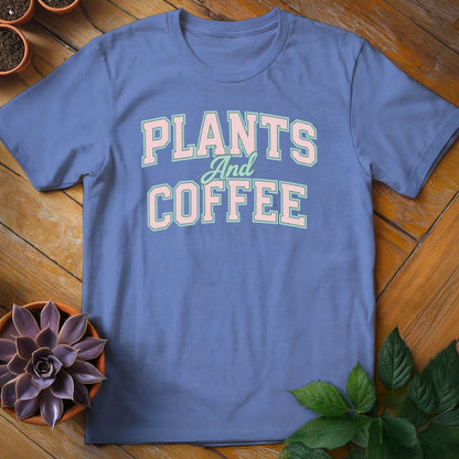 Plants and Coffee Tee T-Shirt Iris / S