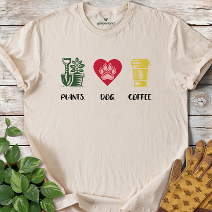 Plants. Dog. Coffee. Tee, Natural