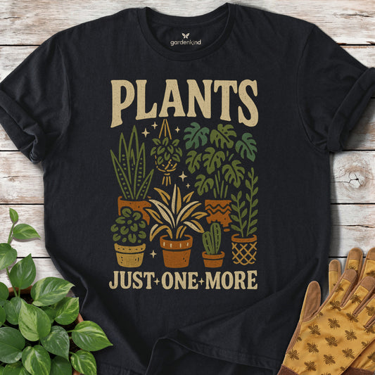 Plants...Just One More Tee, Black