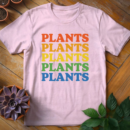 Plants Plants Plants Tee T-Shirt Light Pink / S
