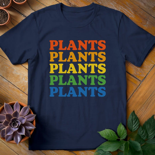 Plants Plants Plants Tee T-Shirt Navy / S