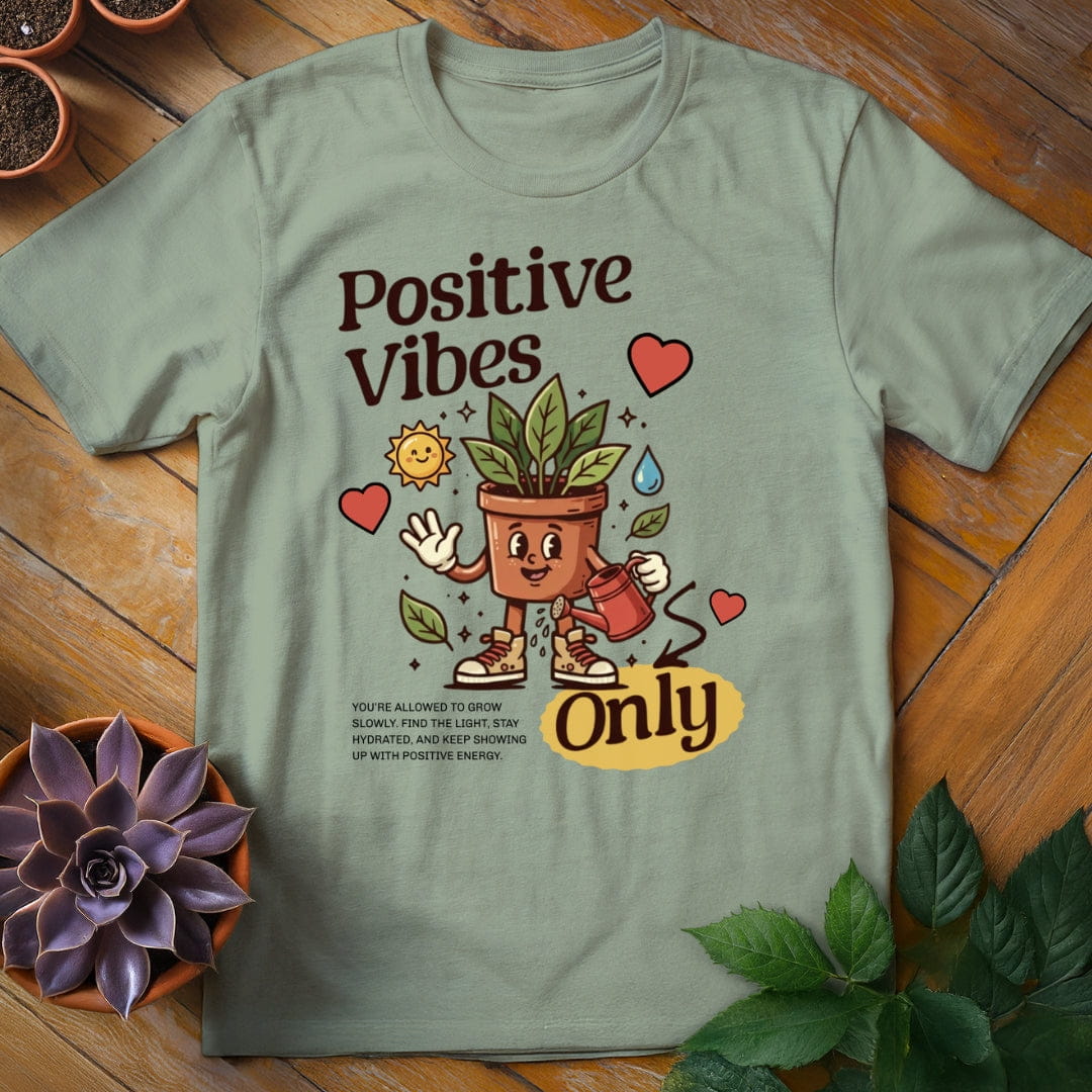 Positive Vibes Only Tee T-Shirt Sage / S