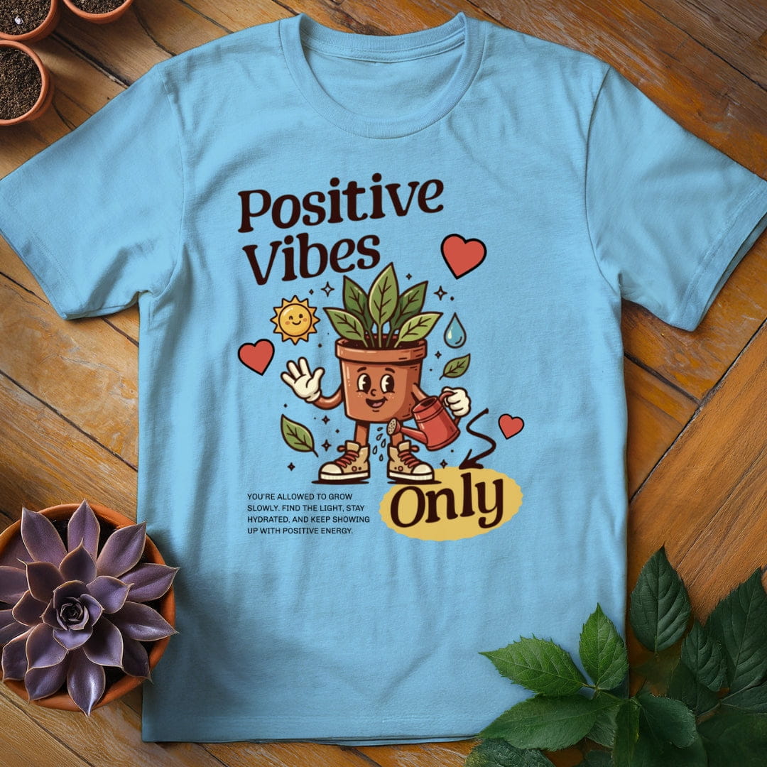Positive Vibes Only Tee T-Shirt Sky / S