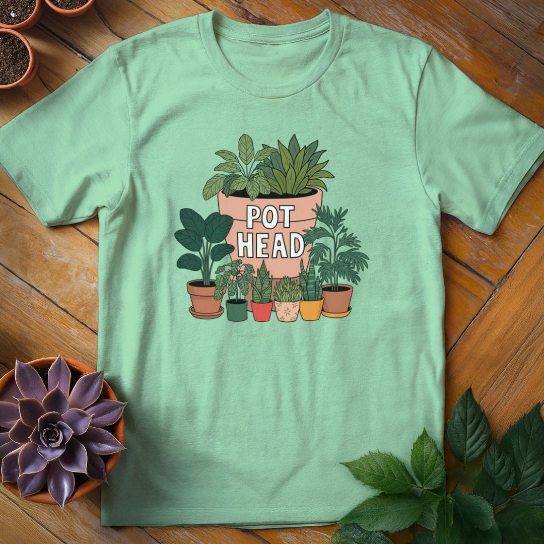 Pot Head Tee T-Shirt Mint Green / S