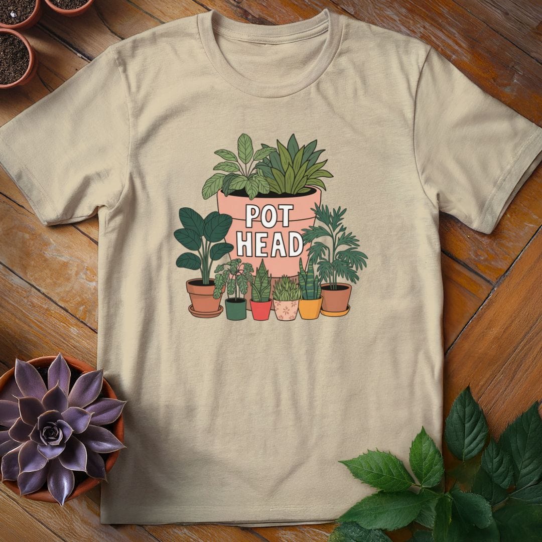 Pot Head Tee T-Shirt Sand / S