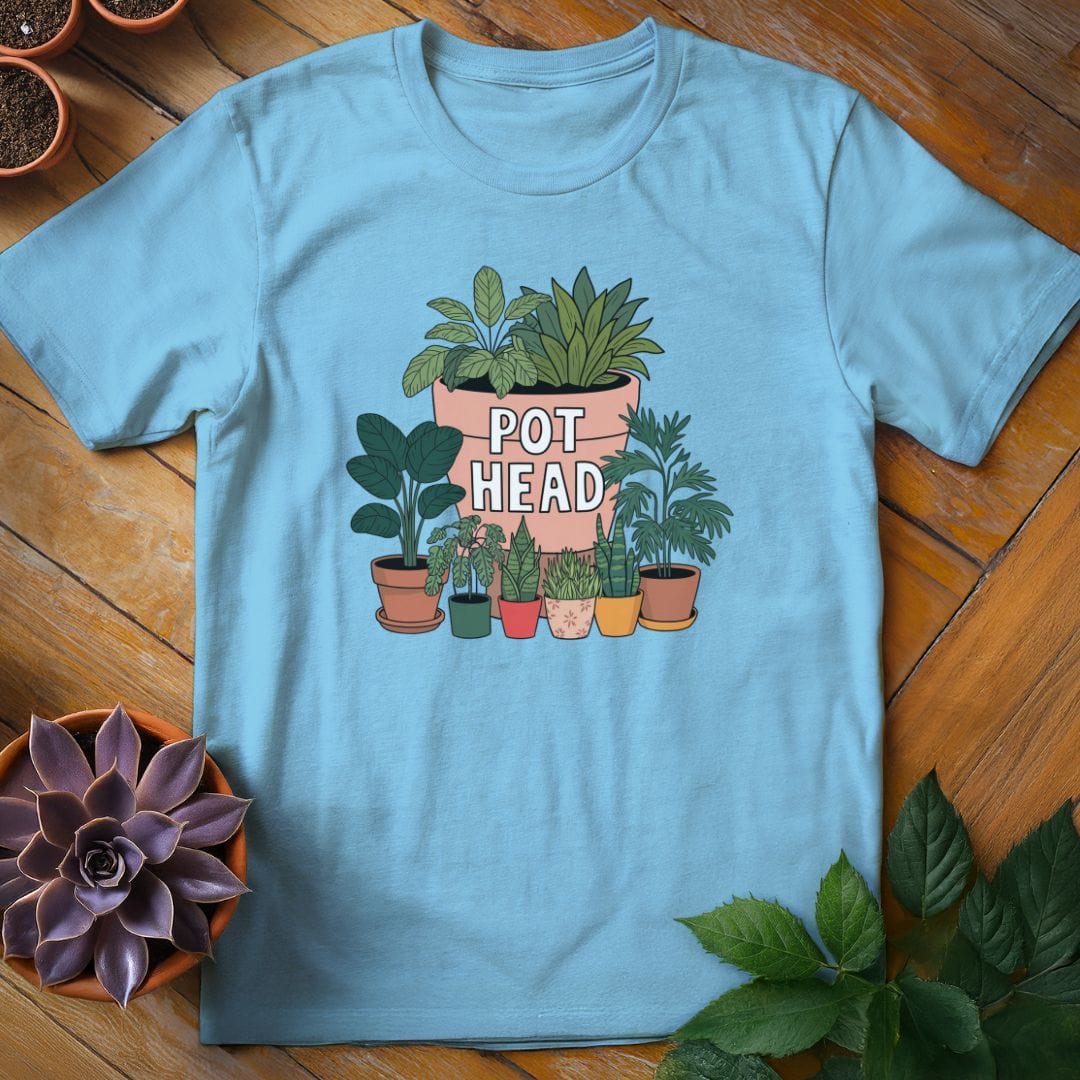 Pot Head Tee T-Shirt Sky / S