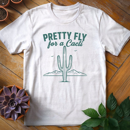 Pretty Fly for a Cacti Tee T-Shirt White / S