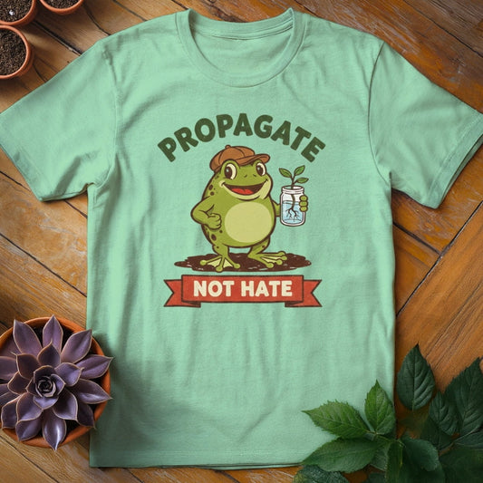 Propagate Not Hate Frog Tee T-Shirt Mint Green / S