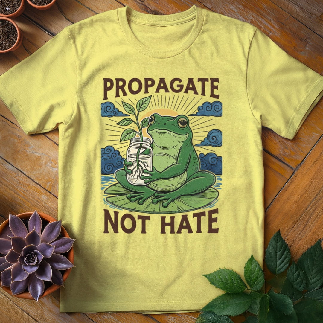 Propagate Not Hate Tee T-Shirt Cornsilk / S