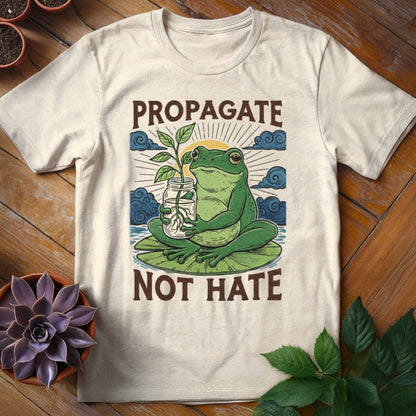 Propagate Not Hate Tee T-Shirt Natural / S