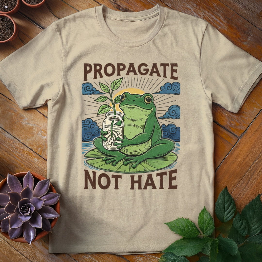 Propagate Not Hate Tee T-Shirt Sand / S