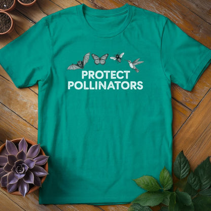 Protect Pollinators Tee T-Shirt Jade Dome / S