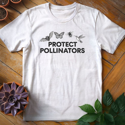 Protect Pollinators Tee T-Shirt White / S