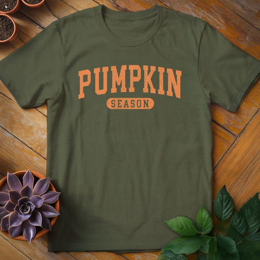 Pumpkin Season Tee T-Shirt Military Green / S