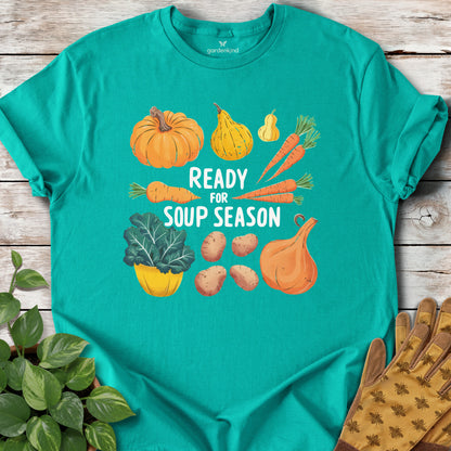 Ready for Soup Season Tee, Jade Dome