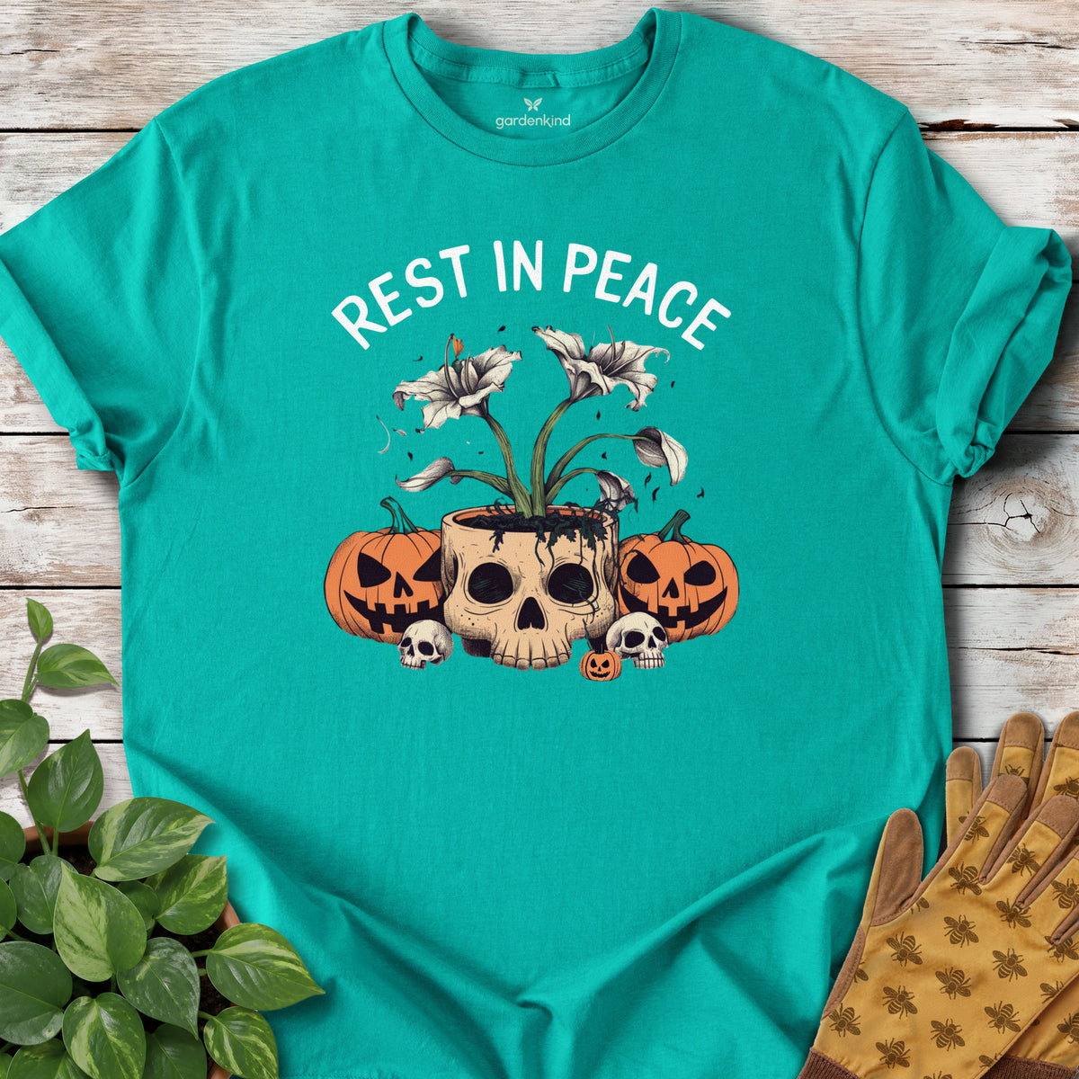 Rest in Peace Lily Tee, Jade Dome