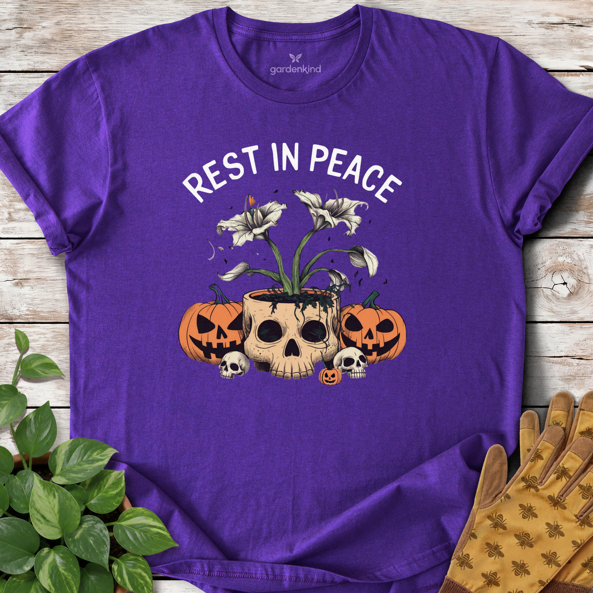 Rest in Peace Lily Tee, Purple