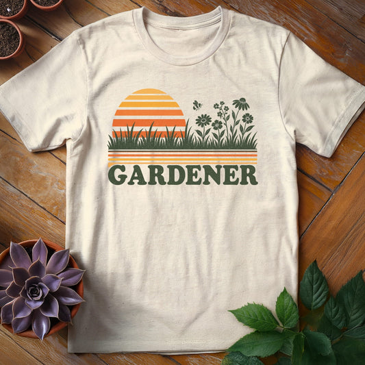 Retro Gardener Tee T-Shirt Natural / S