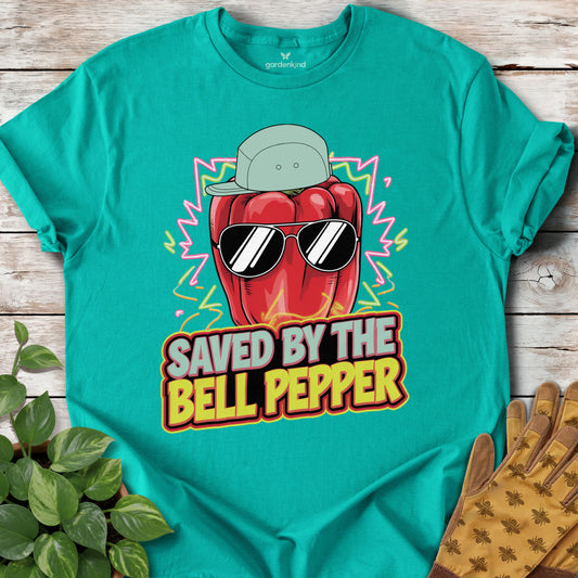 Saved by the Bell Pepper Tee, Jade Dome