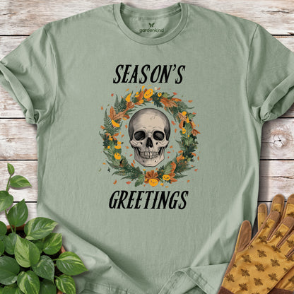 Season's Greetings Tee, Sage