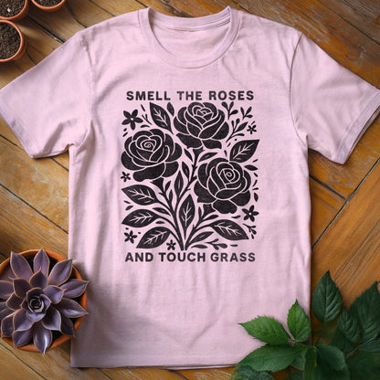 Smell the Roses Tee T-Shirt Light Pink / S