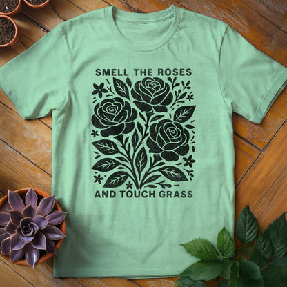 Smell the Roses Tee T-Shirt Mint Green / S