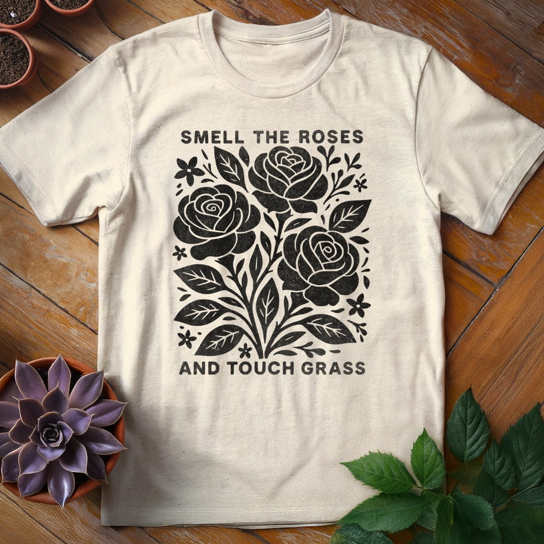 Smell the Roses Tee T-Shirt Natural / S