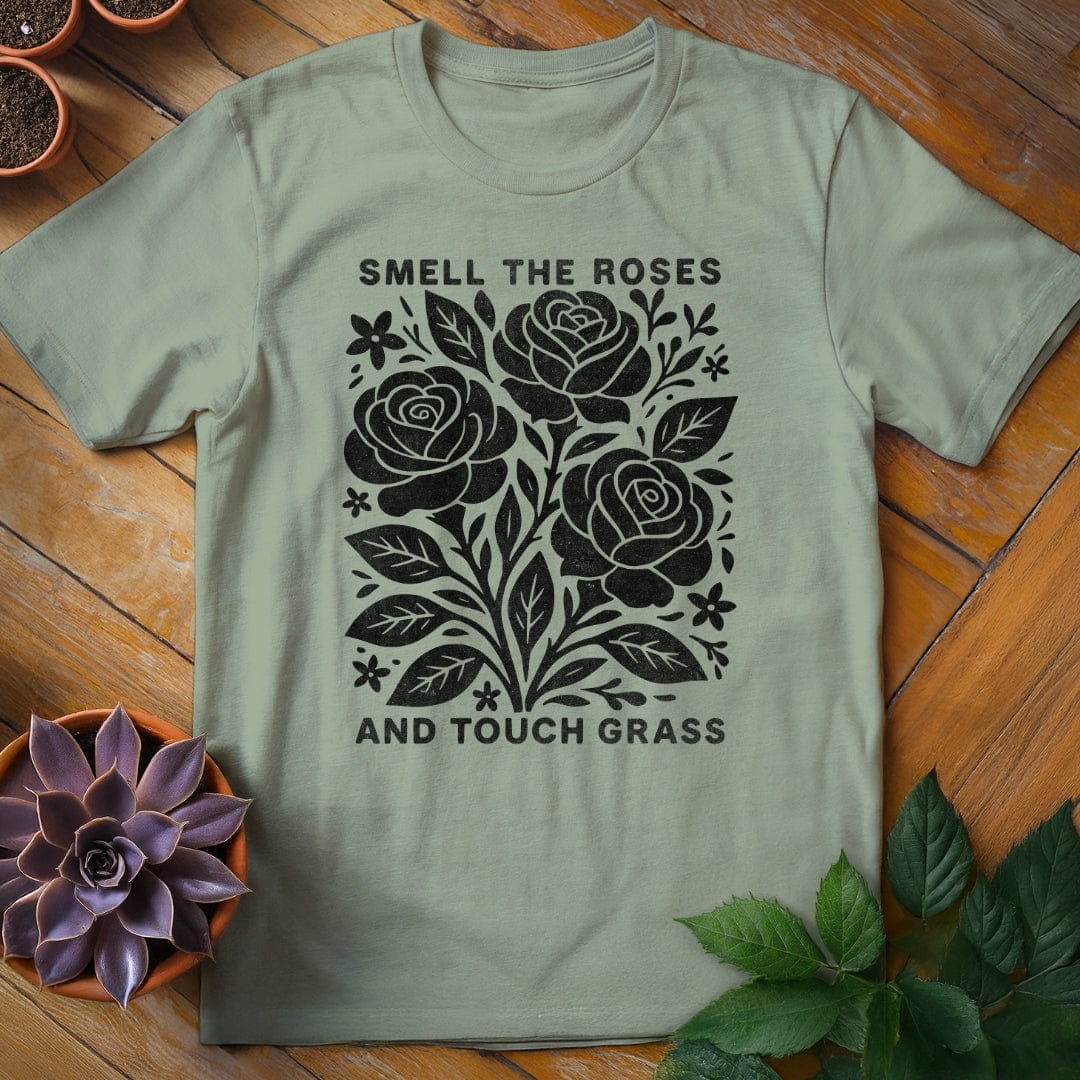 Smell the Roses Tee T-Shirt Sage / S