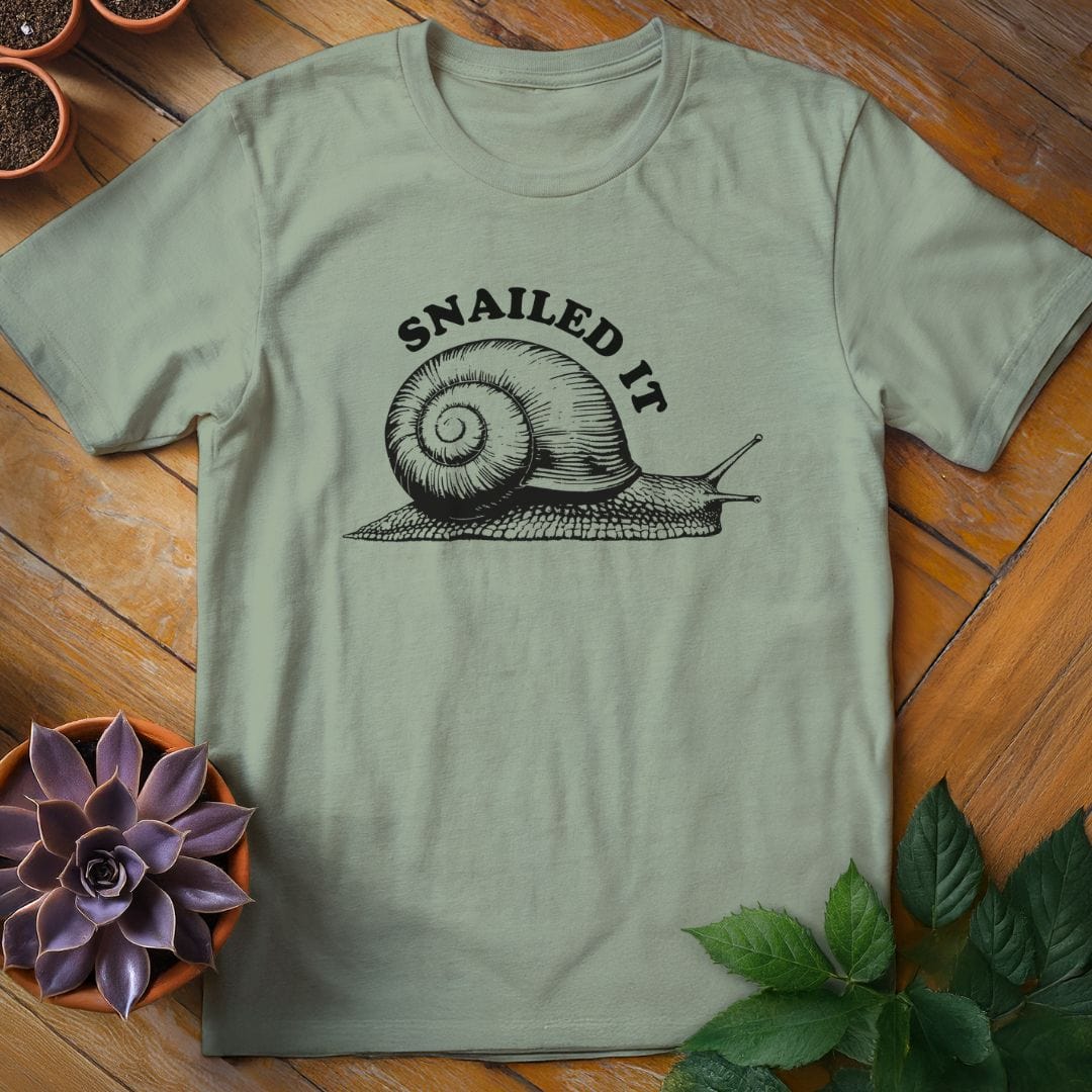 Snailed It Tee T-Shirt Sage / XL
