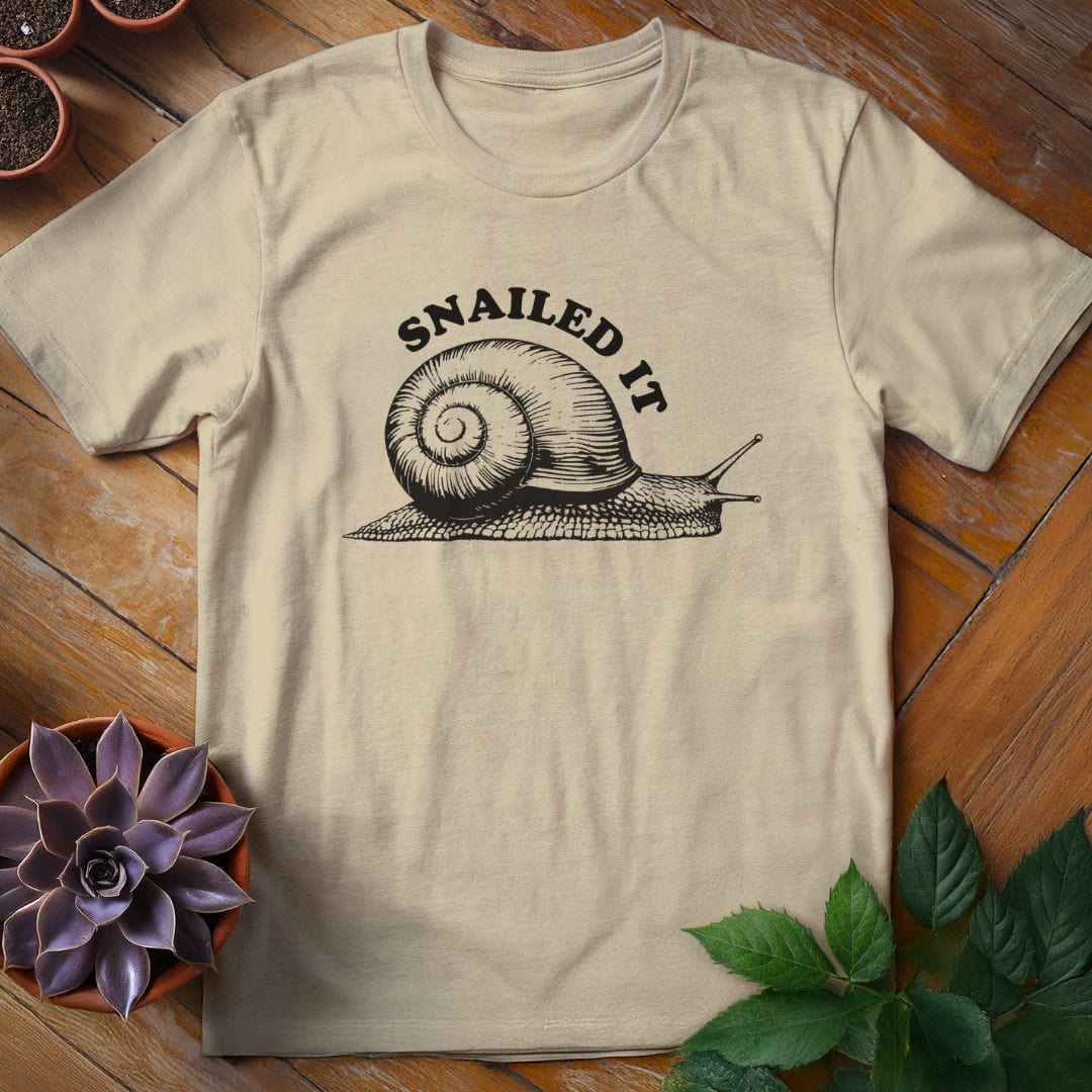 Snailed It Tee T-Shirt Sand / S