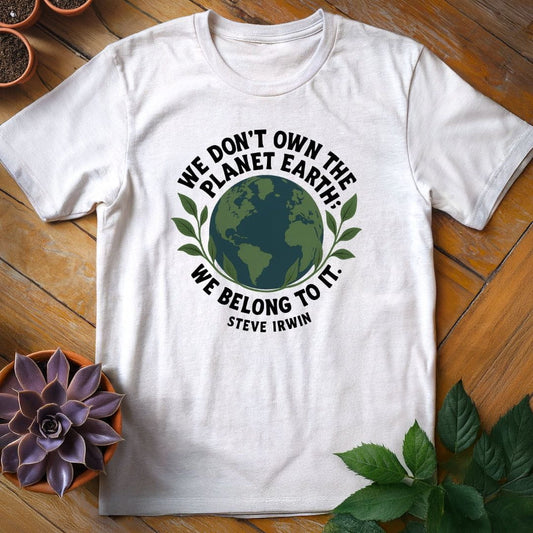Steve Irwin Quote Tee T-Shirt White / S