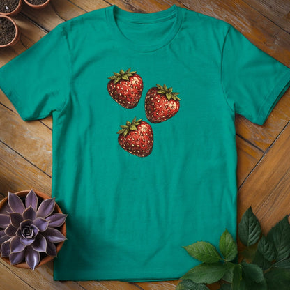 Strawberries Tee T-Shirt Jade Dome / S