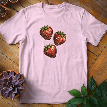 Strawberries Tee T-Shirt Light Pink / S