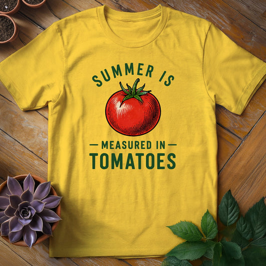 Summer is Measured in Tomatoes Tee T-Shirt Daisy / S