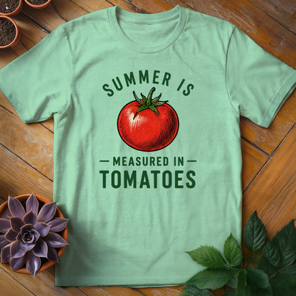 Summer is Measured in Tomatoes Tee T-Shirt Mint Green / S