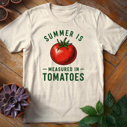 Summer is Measured in Tomatoes Tee T-Shirt Natural / S