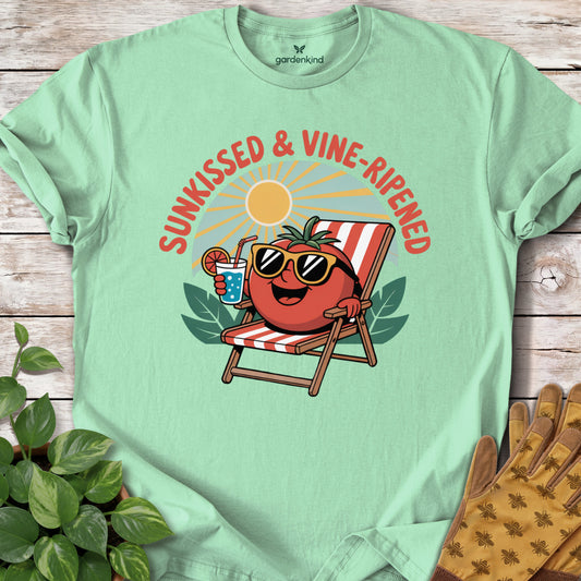 Sunkissed & Vine-Ripened Tee, Mint Green
