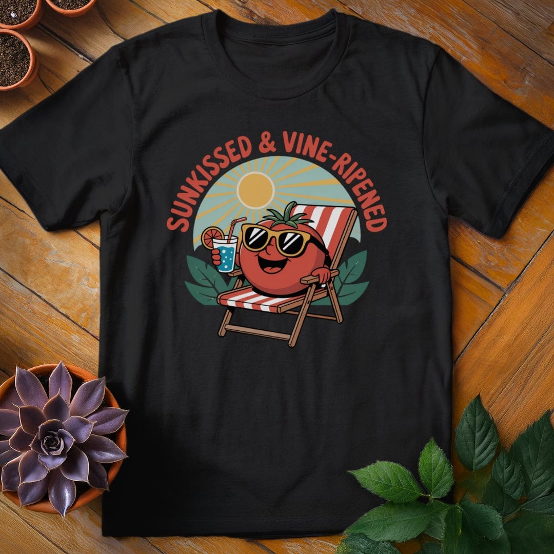 Sunkissed & Vine-Ripened Tee T-Shirt Black / S