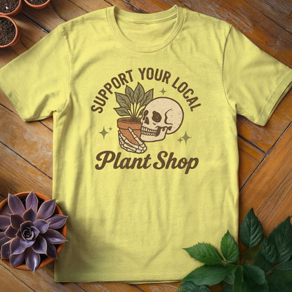 Support Your Local Plant Shop Tee T-Shirt Cornsilk / S