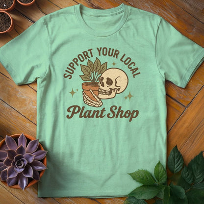 Support Your Local Plant Shop Tee T-Shirt Mint Green / S
