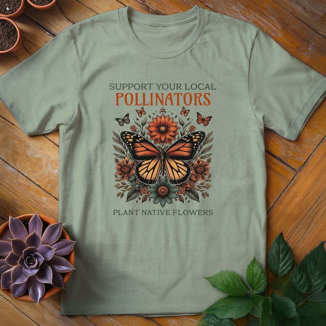 Support Your Local Pollinators Tee T-Shirt Sage / XL