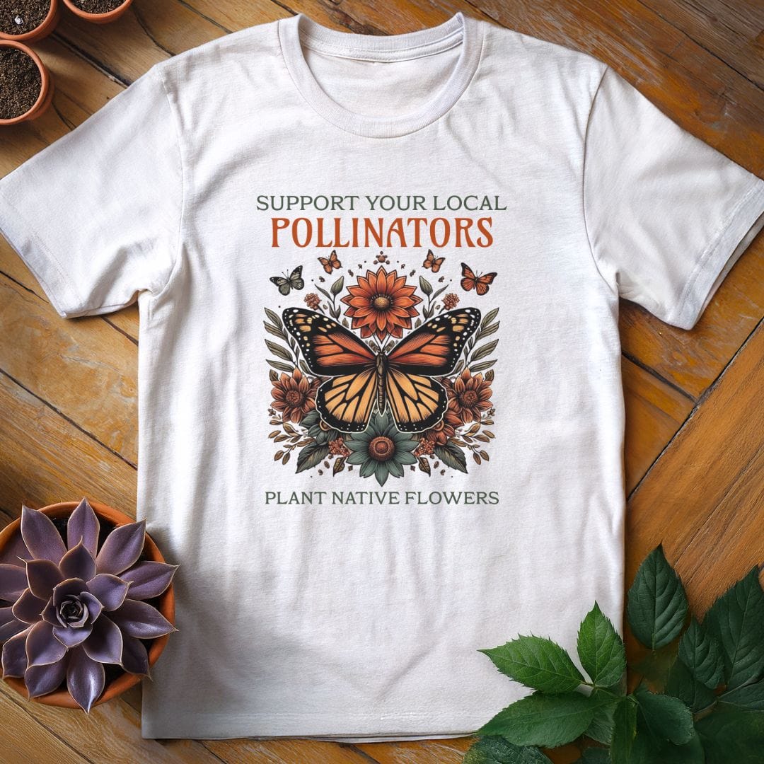 Support Your Local Pollinators Tee T-Shirt White / S