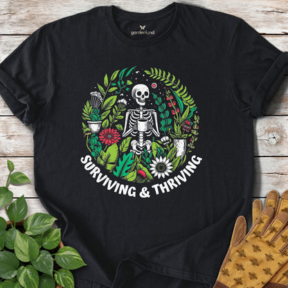 Surviving & Thriving Tee, Black