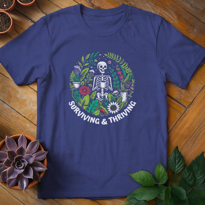 Surviving & Thriving Tee T-Shirt Metro Blue / M