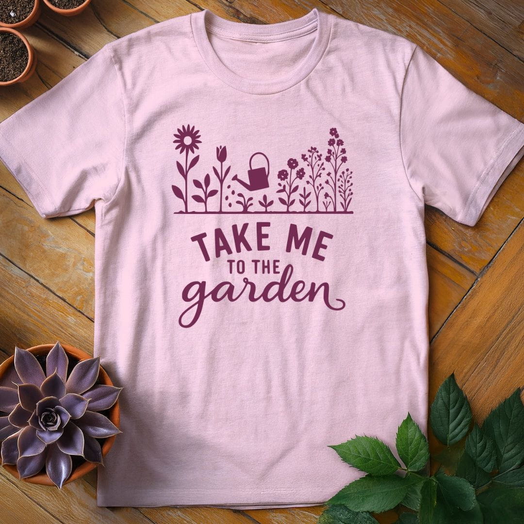 Take Me to the Garden Tee T-Shirt Light Pink / S