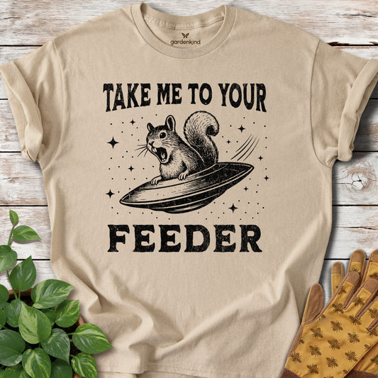 Take Me To Your Feeder Tee, Sand