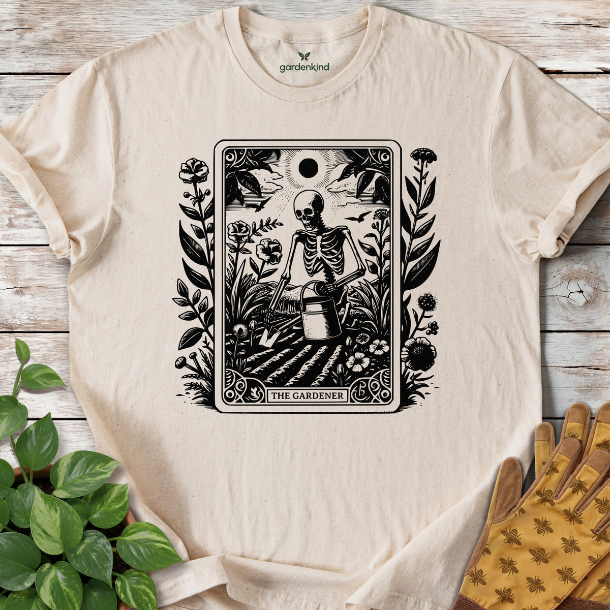 The Gardener Tee, Natural