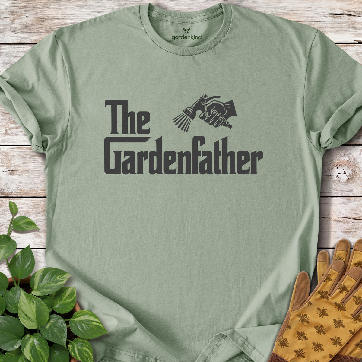 The Gardenfather Tee, Sage
