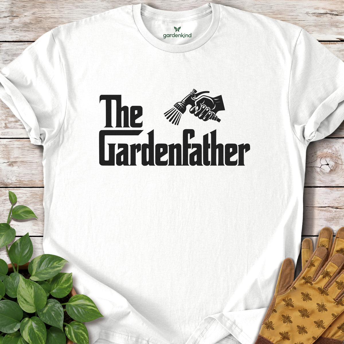 The Gardenfather Tee, White